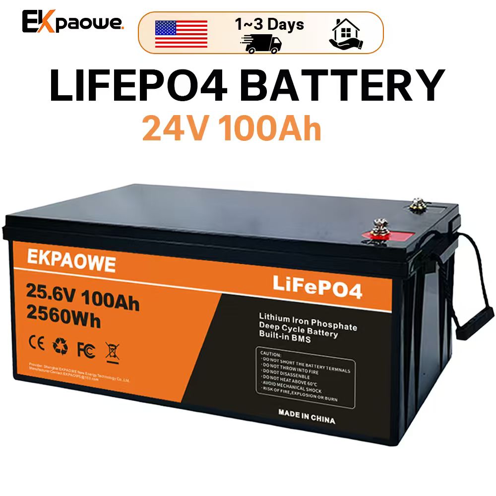 EKPAOWE 24V 25.6V 100AH LiFePO - đánh giá và giá Fishing Boat Trolling Motor